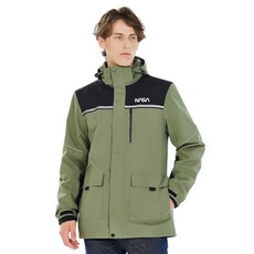 TECTOP 探拓戶外男款TECTOPxNASA聯名款防風防水兩件式外套 唯一衝鋒衣