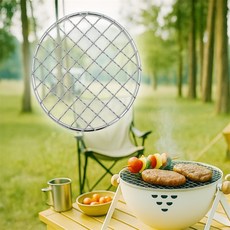 재사용가능한 13cm 원형석쇠 스텐석쇠 고기불판