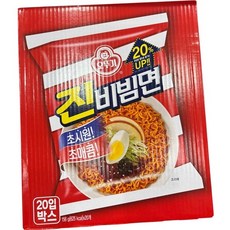 오뚜기 진비빔면, 1박스