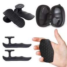 도나토르 헬스 웨이트 굳은살 손 보호대(2p+전용파우치), 블랙, 2개