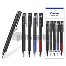 파이롯트 쥬스업 0.3mm/0.4mm볼펜 블랙3+레드1+블루1 5개 세트, 0.3mm 블랙3+블루1+레드1