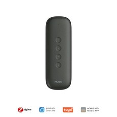 Tuya ZigBee 스마트 장면 스위치 4버튼 휴대용 무선 경량 디자인 12 시나리오 원격 제어 자동화 배터리 구동, 1) Grey - other, 02 Grey
