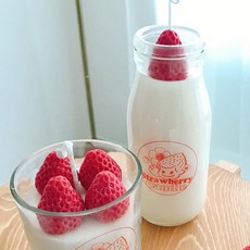 [야화] 캔들 우유 푸딩병 공병 200ml 250ml, 1개