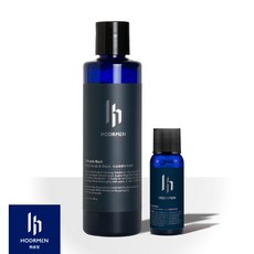 HODRMEN男研堂 火山岩磨砂沐浴乳 深層清潔 去角質二合一, 1個, 岩磨砂沐浴乳 200ML+30ML