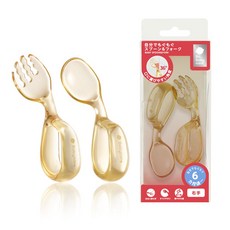 [bc babycare]스스로도 구모구 스푼＆포크 아기 스푼＆포크 6개월부터 이유식