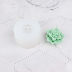 프롬아떼 실리콘몰드 다육이 몰드 195 선인장 3D 비누몰드 석고방향제 레진 캔들 만들기, 몰드_3D다육_195