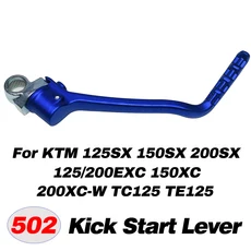모토크로스 부품 CNC 단조 킥 스타트 스타터 레버 페달 KTM SX XC 125SX 200XCW 허스크바나 125TC 용, 03 502 Blue