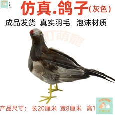 本町萌寵 紙紮鴿子鷄鴨鵝家禽動物燒紙祭祀中元節七月半紙火掃墓燒七清明節, 1個, 默認