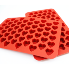 삼공방 국산 식품용 실리콘 몰드, (2cm)(하트몰드)(55구), 식품용사용가능