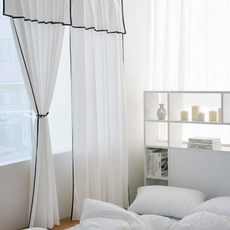 유스몰 프렌치 레이어드 가리개 커튼 봉집형