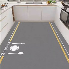 加厚耐磨PVC防水廚房地墊, 廚房格調,40*60cm 體驗裝