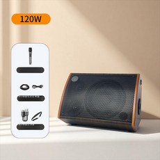 와인 교육 초보자용 이음 육각 내추럴 청색본체, 1개, [120W] + 무선 마이크 1개, 기본 모델명/품번