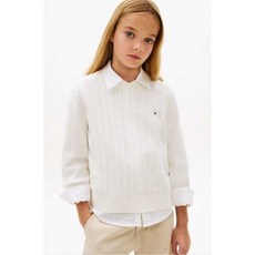 타미힐피거 TOMMY HILFIGER 타미힐피거키즈6 T42G1WWO550GT1YA8 포인텔 케이블 스웨터 티셔츠 734241