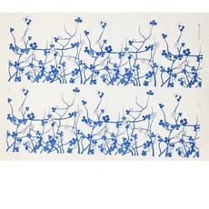 1개 도자기 세라믹 점토 전사지 언더글레이즈 꽃무늬 종이 고온용 경덕진 전통 데칼 착색 도구, [08] 1pcs-09