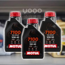 油夠便宜 MOTUL 7100 4T 酯類合成機油 2L 機車專用，提升引擎效能、減少磨損，讓您的愛車保持最佳狀態, 1個, 10W40 #7304