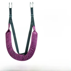 꺼꾸리 운동기구 허리 가정용 거꾸로 요추 키성장 거북목 매달리기 목디스크 척추 견인 철봉, 03 팔찌 없음 보라색 후크