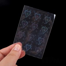 [사마누] 포토카드홀더 포토카드포장 포토슬리브 10P 투명 포토 슬리브 61x88mm, 큰별