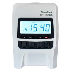 Needtek UT-1000A (背光款) 四欄位微電腦打卡鐘-時尚黑, 1個