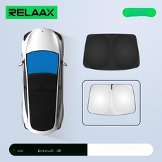 NOVA 모델y썬쉐이드 햇빛가리개 선블라인드, 1개, 2025 신형 Y 앞 유리 1 햇빛 가리개 0