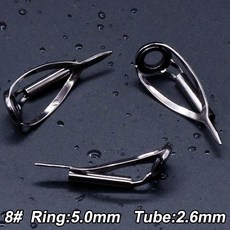 낚싯대 수리 키트 빌딩 도자기 링 스피닝 가이드, 1. Size8  2.6mm  3Pcs