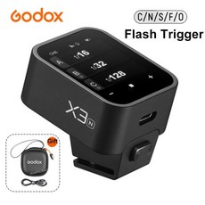 Godox X3 TTL HSS 무선 플래시 트리거 OLED 터치 스크린 Sony Canon Nikon Fuji Olympus Leica, 04 X3-C for Canon, 01 China Mainland