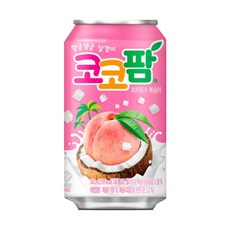 코코팜 340ml 피치핑크x24캔+포도x24캔, 48개