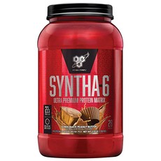 Bsn 畢斯恩 SYNTHA-6分離乳清蛋白粉, 巧克力花生醬, 1罐, 1.32kg