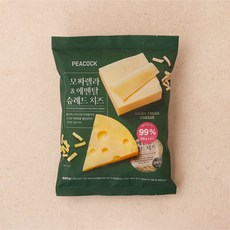 피코크 모짜렐라&에멘탈 슈레드 치즈, 2개, 600g