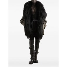 돌체앤가바나 퍼 트리밍 코트