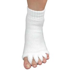 발가락겹침분리 발가락양말 발가락변형교정 무지외반증교정, 1개, 1. 블랙 (Free Size)