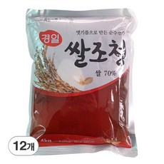쌀조청 물엿 경일식품 조청 황물엿, 1.4kg, 12개