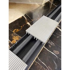 로봇 청소기 문턱 베란다 프레임 몰딩 슬라이딩 도어 가정용 휴대용 겸용 등반 1. A형 회색 17.3cm, 2.  B형 그레이 17.3cm