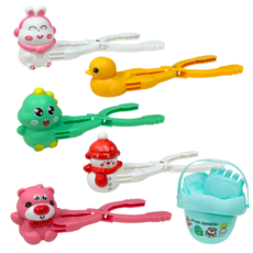 후니투 눈오리집게 6종세트 스노우볼메이커 눈집게, 1세트