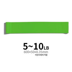 휴대용 웨이트 저항 스트랩 피트니스 팔뚝 근력 운동, X - 206 라텍스 링 그린 5-15 lb, 1개, 1g