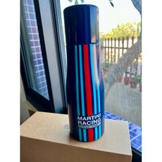 【This is Eddie】PORSCHE 德國保時捷原廠 MARTINI RACING系列 利曼藍保溫罐-1L, 1個