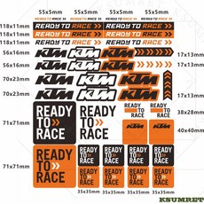 경주 준비 Ktm 스티커 데칼 로고 Duke 오토바이 키트, 04 다크 그레이
