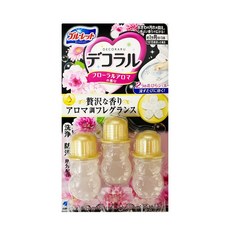 【易油網】小林製藥 馬桶消臭凝膠 花瓣形狀 香氛凝膠 除臭 芳香劑 多種香味 7.5g*3 花瓣型凝膠 浴室廁所芳香, 1個, 白色花香#45589