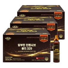 HLB제약 알부민 인텐시브 골드 329 30병X3박스, 3박스, 900ml