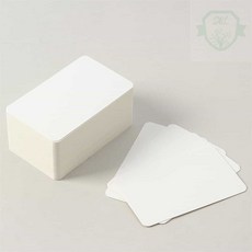 솔군스토어 무지 종이카드 100매 5.5x9cm 아트페이퍼