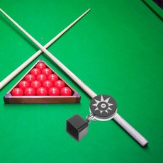 풀 초크 홀더 플라스틱 내구성 휴대용 접이식 큐 케이스 스누커 당구 도구 테이블, 1개, 기본