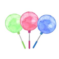 5단 높이조절 접이식 잠자리채 곤충채집망 여름방학 여행용 시골체험 유치원 놀이완구, 연두