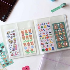 너블룸 씰스티커북 스티커가방, 02 오로라퍼플