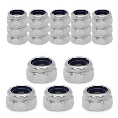 아이베란다 나일론 너트 육각 볼트 체결 풀림 방지, 20개, 8mm, M5