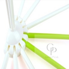 지니피커 우산형 빨래 건조대 / 접이식 행거 건조대 십자형빨래건조대