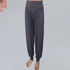 여성 요가 팬츠 캐주얼 벨로아 밴딩 스포츠 코튼 따뜻한, 린넨그레이 롱 팬츠, XXL