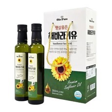 올리오도로 햇살품은 해바라기유 선물세트 250mlX2P, 1개, 250ml