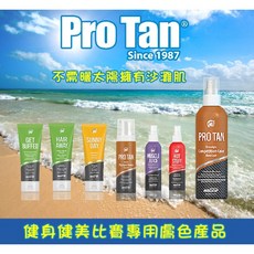 Pro Tan 健美比賽 專用 膚色劑 熱身 暖身油 膚色打底 清潔慕斯 去角質 ProTan, 1個, 賽後油彩清潔幕斯-207ml,2026-2027年, 207ml