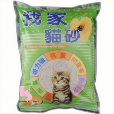 丹妮斯寵物工廠 嚴選澎潤土礦土小球貓砂 5L x 10包 無香