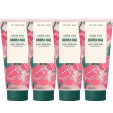 더바디샵 브리티시 로즈 샤워 스크럽, 4개