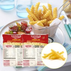 루토사 크링클컷 줄무늬감자, 2kg, 2개